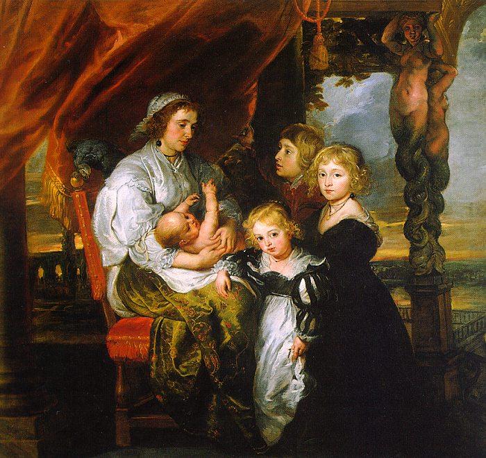 Deborah Kip and her Children, Peter Paul Rubens